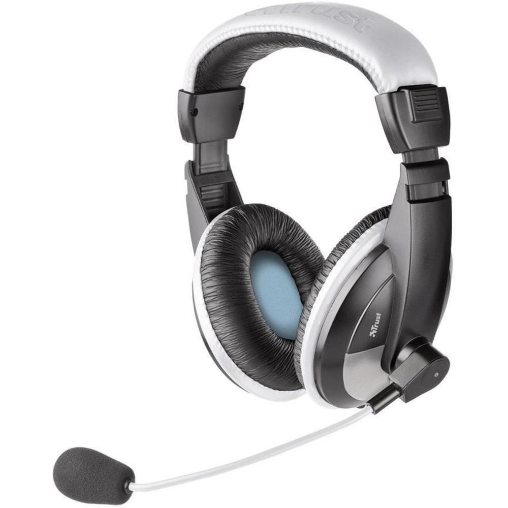 Cuffie con microfono e cavo da 1,8 m TRUST Quasar nero 21661