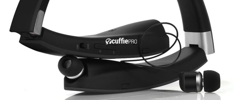 Oluote Auricolari Bluetooth 5.3 Con Cavo Retrattile - Lettore MP3 E Registratore Incorporato, Impermeabili IPX3 - Nero - Foto 4